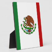 メキシコ国旗 フォトプラーク (側面)