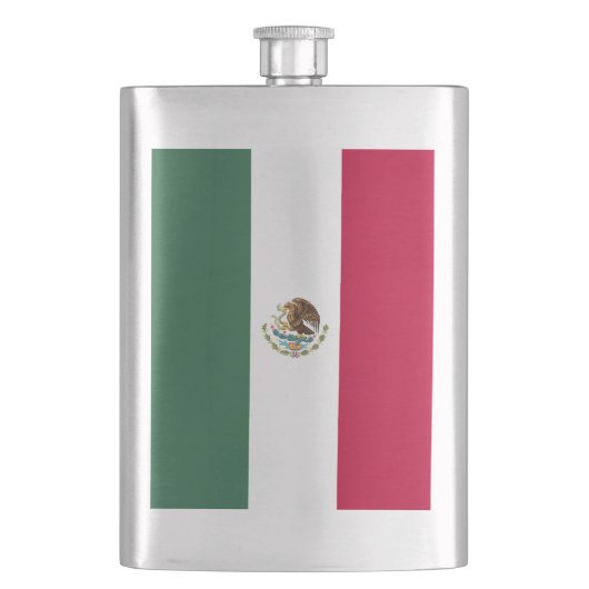 メキシコ国旗 フラスク (正面)