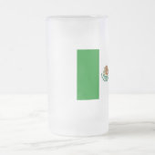 メキシコ国旗 フロストグラスビールジョッキ (中央)