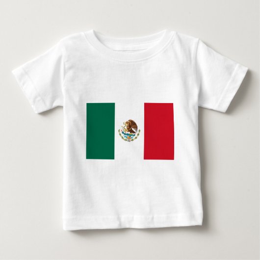 メキシコ国旗 ベビーTシャツ (正面)