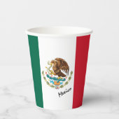 メキシコ国旗 ペーパカップ メキシコ パーティ 紙コップ (正面)