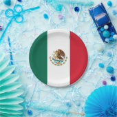 メキシコ国旗 ペーパープレート (パーティー)