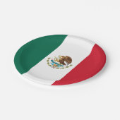 メキシコ国旗 ペーパープレート (アングル)