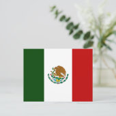 メキシコ国旗 ポストカード (スタンド正面)