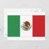 メキシコ国旗 ポストカード (正面/裏面)