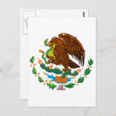 メキシコ国旗 ポストカード (正面/裏面)