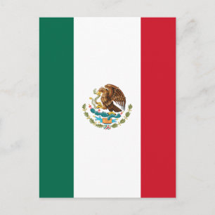 メキシコ国旗 ポストカード