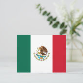 メキシコ国旗 ポストカード (スタンド正面)