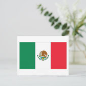 メキシコ国旗 ポストカード (スタンド正面)