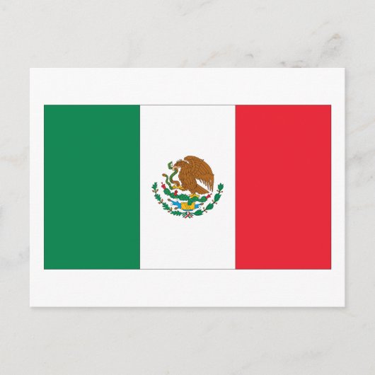 メキシコ国旗 ポストカード (正面)