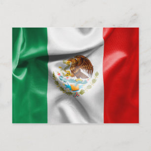 メキシコ国旗 ポストカード