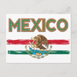 メキシコ国旗 ポストカード