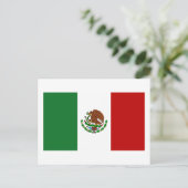メキシコ国旗 ポストカード (スタンド正面)