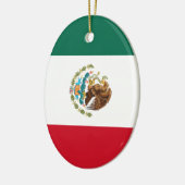メキシコ国旗-メキシコの旗 セラミックオーナメント (左)