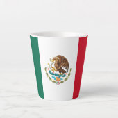 メキシコ国旗 – メキシコ国旗 カフェラテマグ (正面)