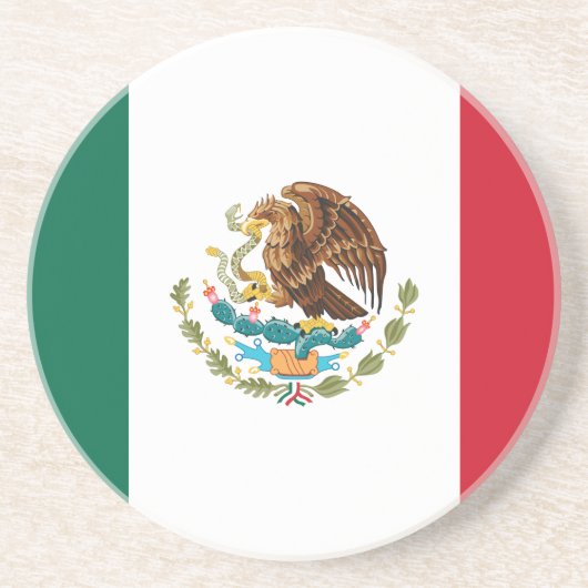 メキシコ国旗 – メキシコ国旗 コースター (正面)