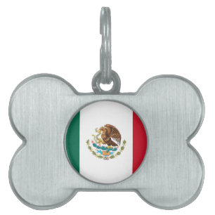 メキシコ国旗-メキシコ国旗-バンデラデメキシコ ペットネームタグ
