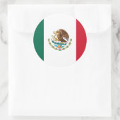 メキシコ国旗 – メキシコ国旗 ラウンドシール (バッグ)