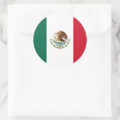 メキシコ国旗、メキシコ国旗 ラウンドシール (バッグ)