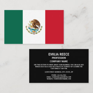 メキシコ国旗、メキシコ国旗 名刺