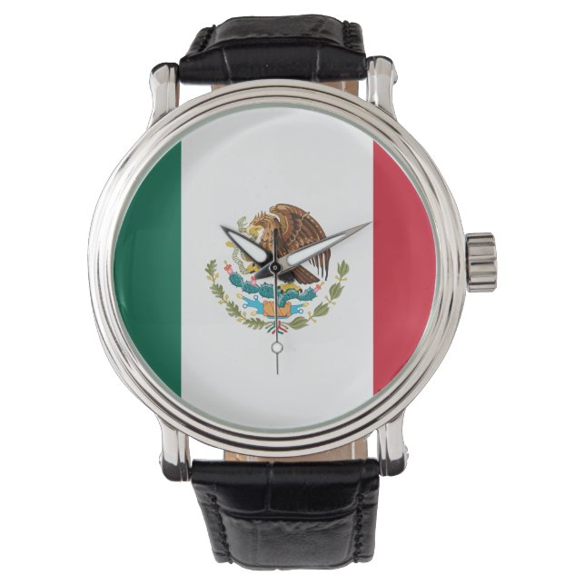 メキシコ国旗 – メキシコ国旗 腕時計 (正面)