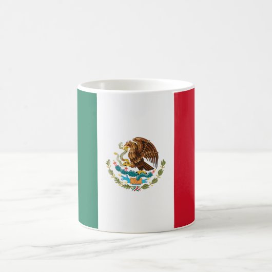 メキシコ国旗（メキシコ） コーヒーマグカップ (中央)