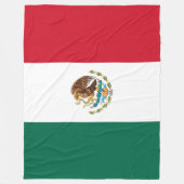 メキシコ国旗(メキシコ) フリースブランケット (正面)