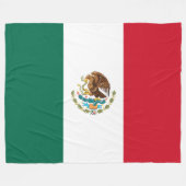 メキシコ国旗(メキシコ) フリースブランケット (正面(横))