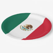 メキシコ国旗(メキシコ) ペーパープレート (アングル)