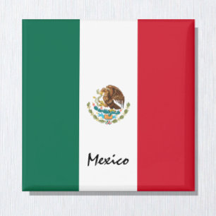 メキシコ国旗&メキシコ – 休日/スポーツファン マグネット