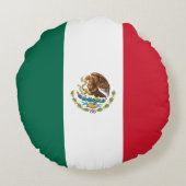 メキシコ国旗 ラウンドクッション (裏面)
