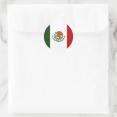メキシコ国旗 ラウンドシール (バッグ)