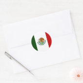メキシコ国旗 ラウンドシール (封筒)