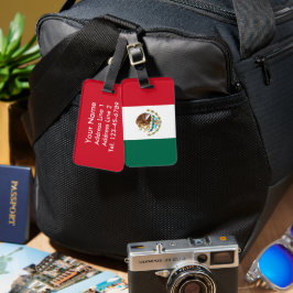 メキシコ国旗 ラゲッジタグ