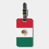 メキシコ国旗 ラゲッジタグ (正面縦)