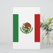 メキシコ国旗 便箋 (スタンド正面)