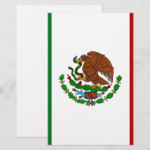 メキシコ国旗 便箋 (正面/裏面)