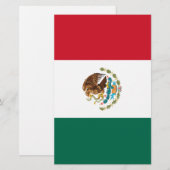 メキシコ国旗 便箋 (正面/裏面)