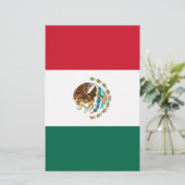 メキシコ国旗 便箋 (スタンド正面)