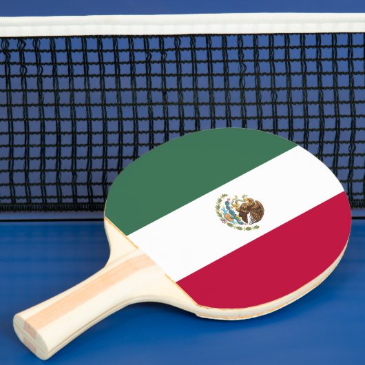 メキシコ国旗 卓球ラケット (インサイチュ)