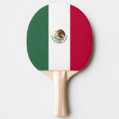 メキシコ国旗 卓球ラケット (正面)