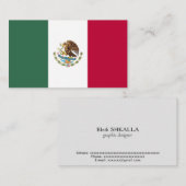 メキシコ国旗 名刺 (正面/裏面)