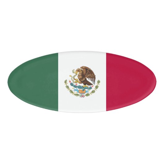 メキシコ国旗 名札 (正面)