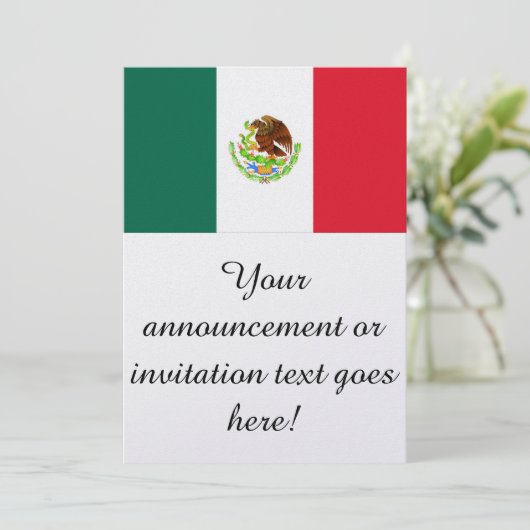 メキシコ国旗 招待状 (スタンド正面)