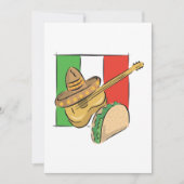 メキシコ国旗 招待状 (正面)