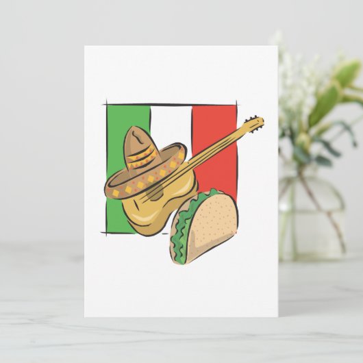 メキシコ国旗 招待状 (スタンド正面)