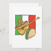 メキシコ国旗 招待状 (正面/裏面)