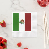 メキシコ国旗 縁ありカクテルナプキン (インサイチュ)