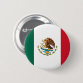 メキシコ国旗 缶バッジ (正面&裏面)