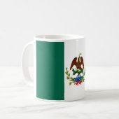 メキシコ国旗: 1824年~1835年、サンタアンナ コーヒーマグカップ (正面左)